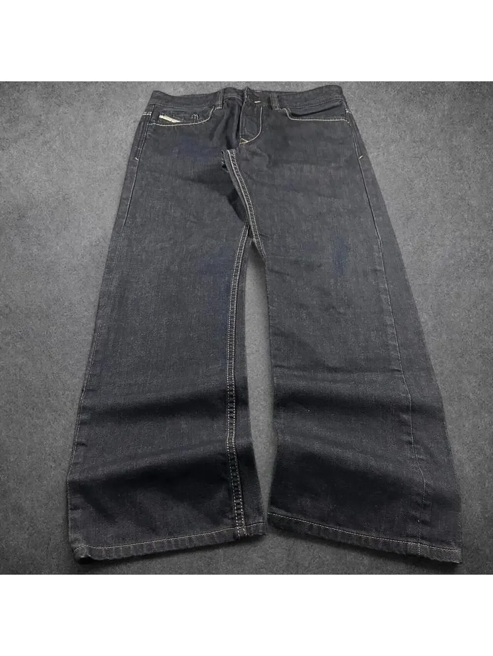 Y2K grunge rockstar archive diesel viker dark wash jeans - 33x29!